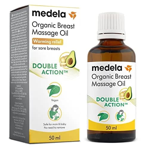 Medela Organic Breast Massage Oil 50ml (1.69 fl oz) | For Breastfeeding Comfort thumbnail 1
