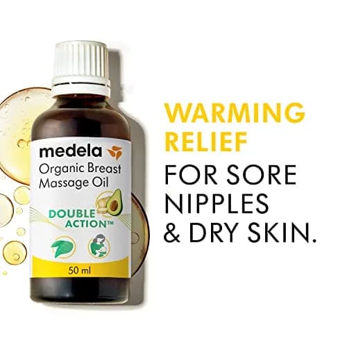 Medela Organic Breast Massage Oil 50ml (1.69 fl oz) | For Breastfeeding Comfort thumbnail 2