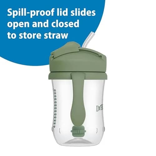 Dr. Brown's Milestones Baby's First Straw Cup 266ml (9 oz) | Spill-Proof & BPA-Free for Toddlers 6m+ thumbnail 7