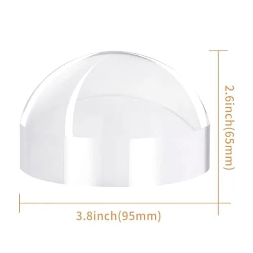 Dandelion 6X Dome Magnifying Glass Paperweight 9.65 cm (3.8 Inch) | Optical Clarity for Reading thumbnail 3