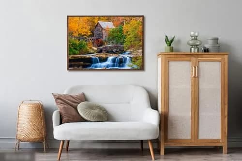 RECHIATO 2 Pack Fall 1000 Pieces Jigsaw Puzzles | Autumn Nature Scenic Challenge for Adults thumbnail 4
