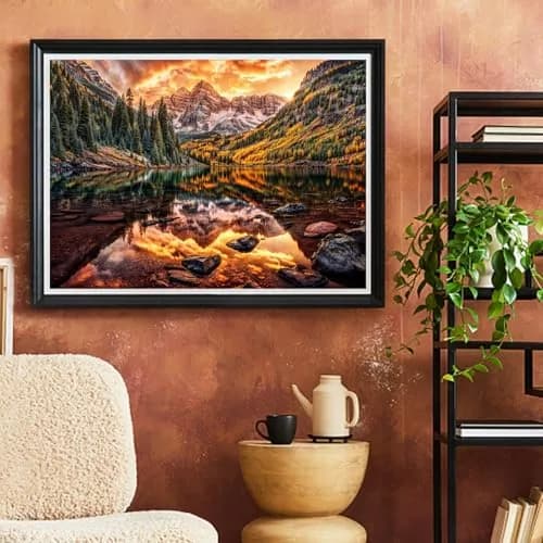 RECHIATO 2 Pack Fall 1000 Pieces Jigsaw Puzzles | Autumn Nature Scenic Challenge for Adults thumbnail 5