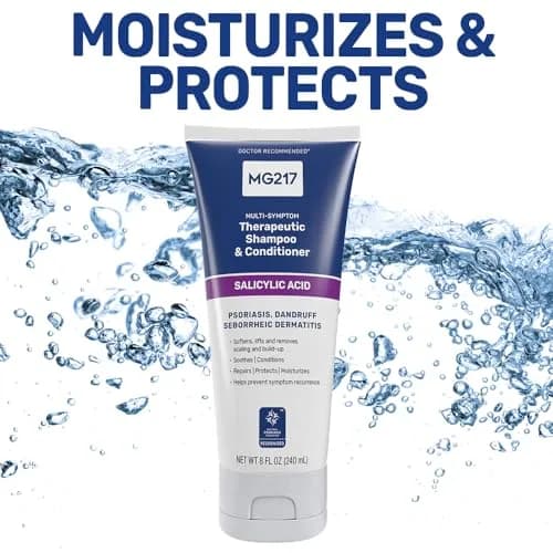 MG217 Psoriasis Shampoo and Conditioner 237ml (8 Fl Oz) | Therapeutic Scalp Treatment for Dandruff & Scaling thumbnail 3