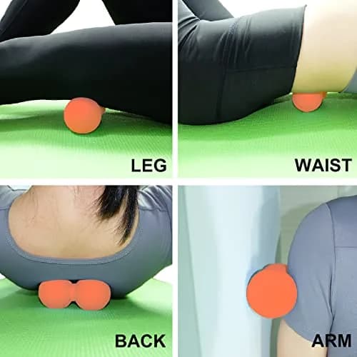 SIMPLECOOL Hard Peanut Massage Ball 12cm | Deep Tissue Trigger Point Relief thumbnail 5
