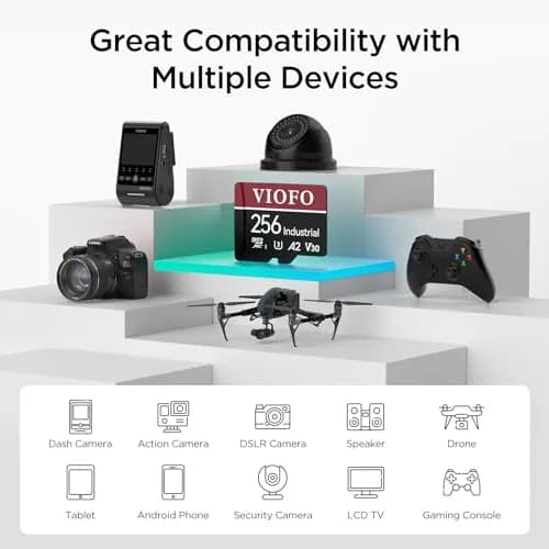 VIOFO 256GB High Endurance microSDXC Card with Adapter | U3 A2 V30 4K Recording thumbnail 6