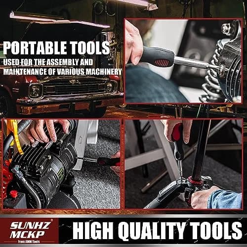 SUNHZ MCKP 18-in-1 Multi-Bit Screwdriver Set with Magnetizer & Storage Bag | Slotted, Phillips, Pozi, Torx, Square, Nut Driver thumbnail 6