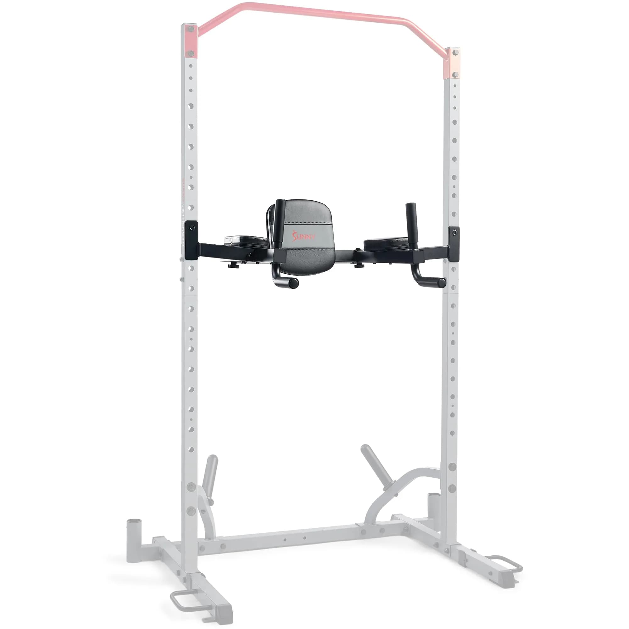 Sunny Health & Fitness Dip Station Core Attachment SF-XFA008 | 26.7 lb (12.1 kg) Capacity | Fits 2"x2" Racks - main product image