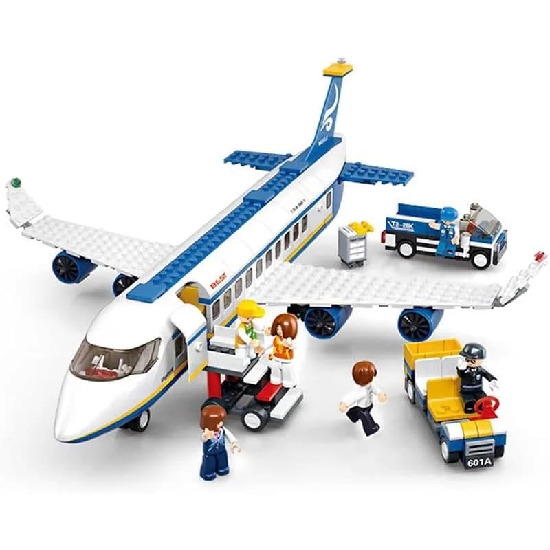 ENHANA City Airplane Station Building Blocks 463 Pieces | STEM Learning Toy for Kids 6-12 thumbnail 2