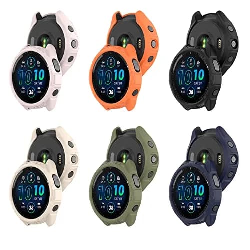 MOTONG TPU Protective Case for Garmin Forerunner 965 | Black, 5cm (2in) thumbnail 4