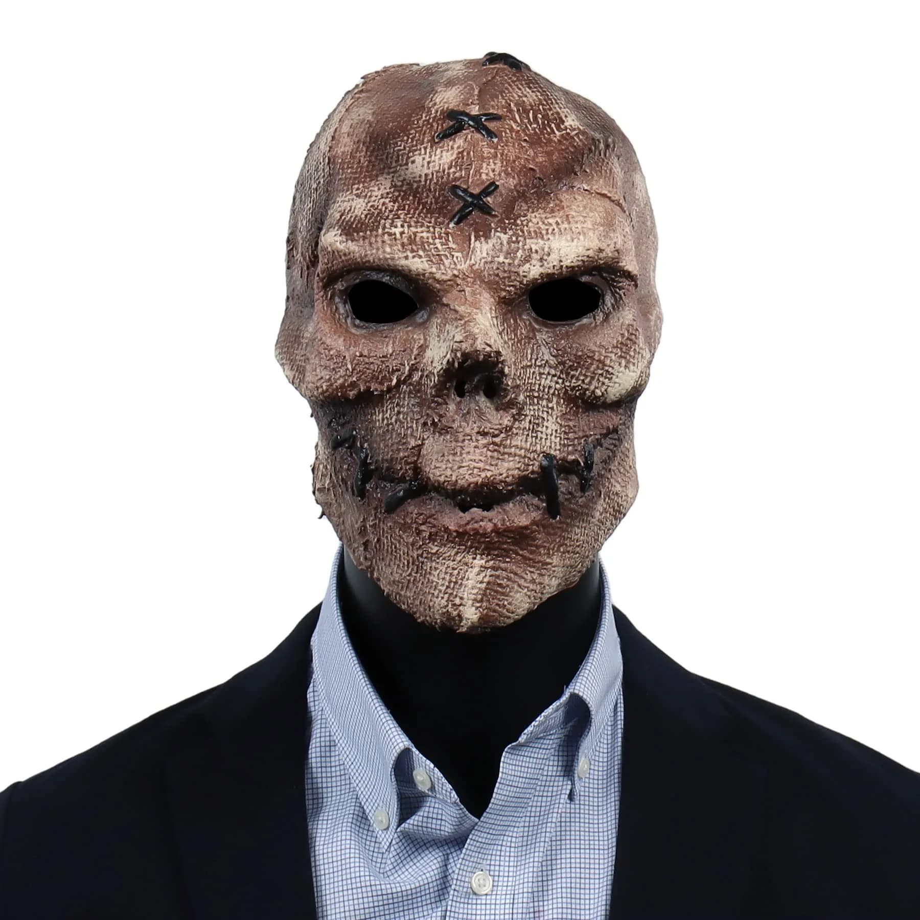 Vmonke Creepy Full Head Skull Mask Halloween Scary Latex Helmet for Cosplay Party Props | Realistic & Comfortable Fit - main product image