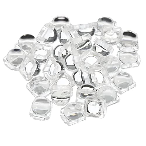 PATIKIL LED Convex Lens 30 Pack | 30 Degree Beam Acrylic Optical Lens for 5050 LED thumbnail 1