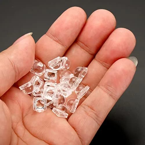 PATIKIL LED Convex Lens 30 Pack | 30 Degree Beam Acrylic Optical Lens for 5050 LED thumbnail 5