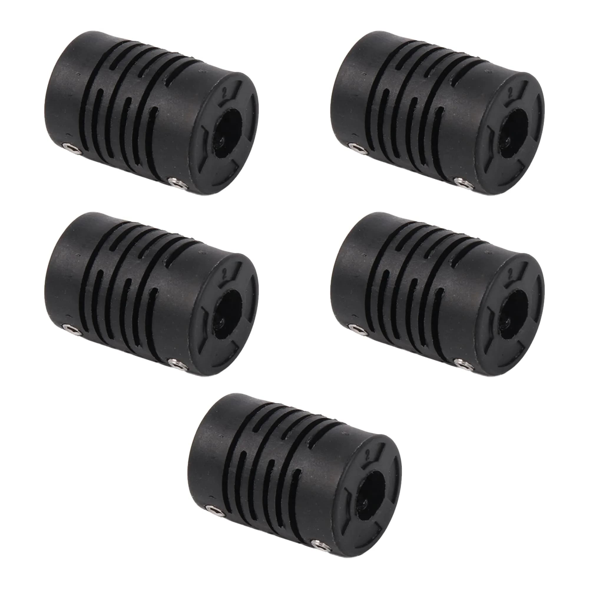 CNBTR 6x6mm Encoder Plastic Elasticity Coupling Motor Coupler 15x21mm (Pack of 5) | Zero Backlash Precision - main product image