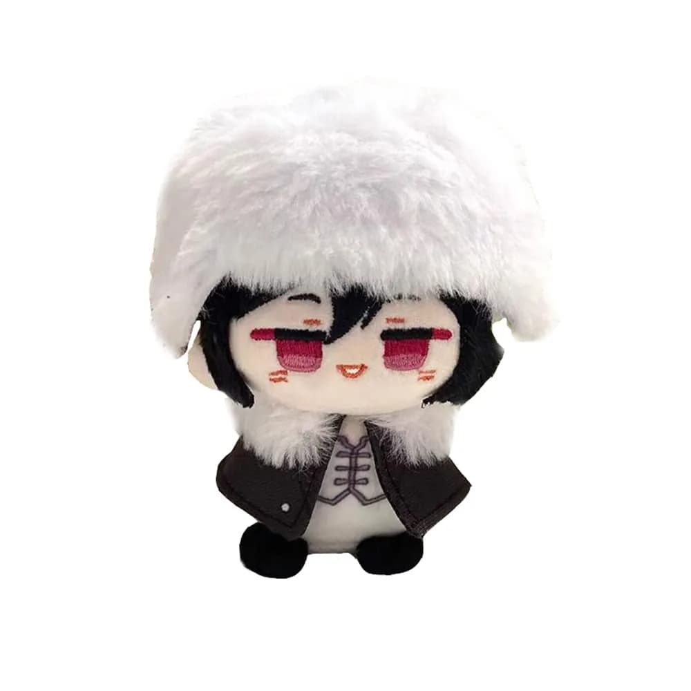 KILA MILA Anime Plush Doll Mini Pendant Cute Keychain Gift 10cm (3.9in) | Restored Character Design — White