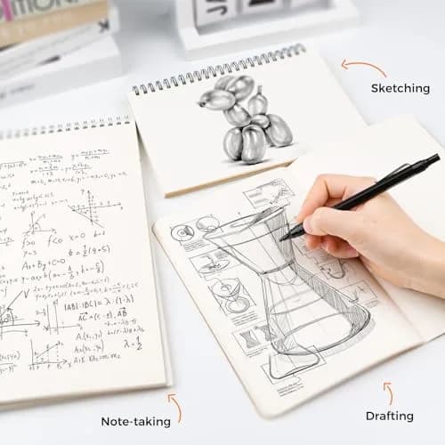 Four Candies Metal Mechanical Pencil Set 0.5mm & 0.7mm (4-Pack) | Smooth Writing, Anti-Skid Grip, Bulk Lead Refills thumbnail 7