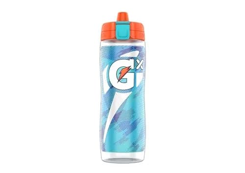 Gatorade Gx Glitched Frost Water Bottle 710ml (24oz) | Customizable Hydration Squeeze Bottle thumbnail 1