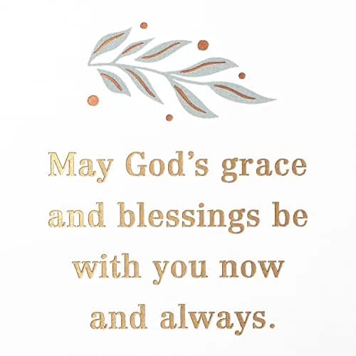 American Greetings First Communion Congratulations Card | Religious Chalice Design, Gold Foil Lettering, 4.625 x 6.75 in. thumbnail 3