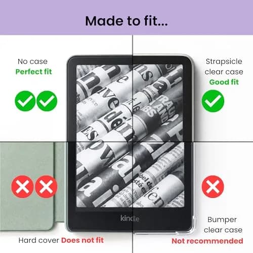 Strapsicle Hand Straps for Kindle Paperwhite & Kobo Aura H2O | Secure, Lightweight Silicone Grip (70-120 chars) thumbnail 6
