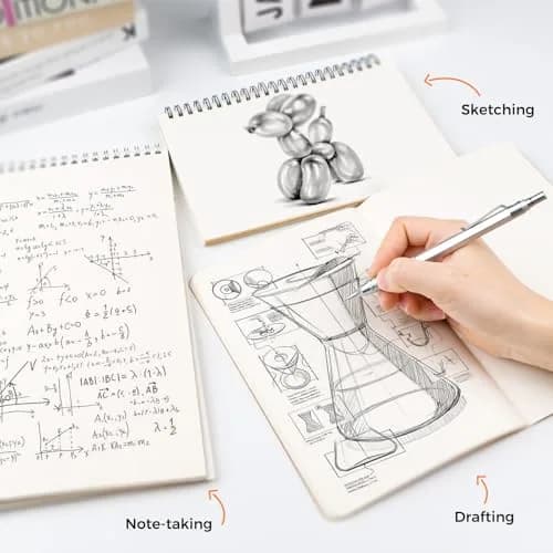 Four Candies Metal Mechanical Pencil Set 0.5mm & 0.7mm (2-Pack) | Smooth Writing Instrument for Students & Professionals thumbnail 7