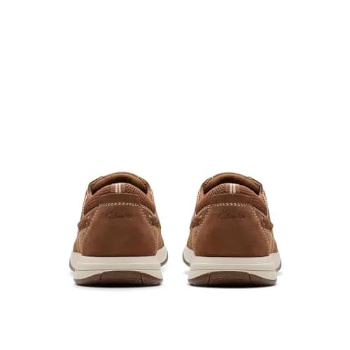 Clarks Collection Men's Sailview Lace Boat Shoe Light Tan Nubuck 24.1 cm (9.5 in) | Nautical Comfort for Indian Summers thumbnail 8