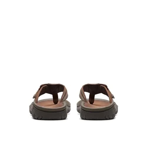 Clarks Wesley Sun Flip-Flop Beeswax Leather 7 Medium US | Classic Casual Comfort thumbnail 8