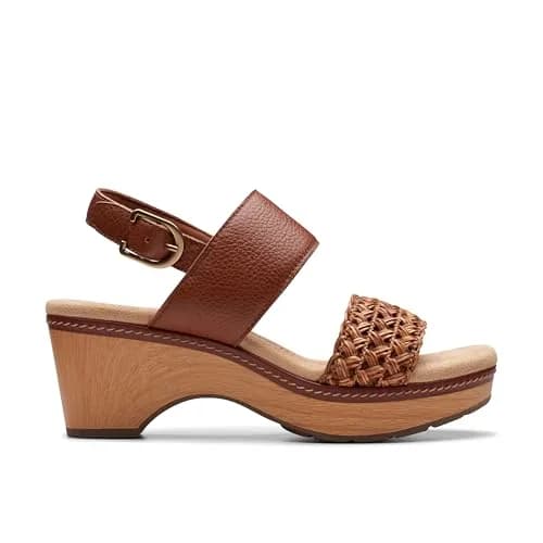 Clarks Seannah Step Wedge Sandal 7 Medium US | Trendy Comfort with Leather & Foam thumbnail 5
