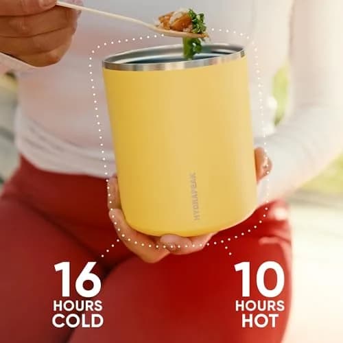 Hydrapeak 32oz (946ml) Stainless Steel Vacuum Insulated Food Jar | Navy, Leak-Proof Soup Container for Adults thumbnail 6