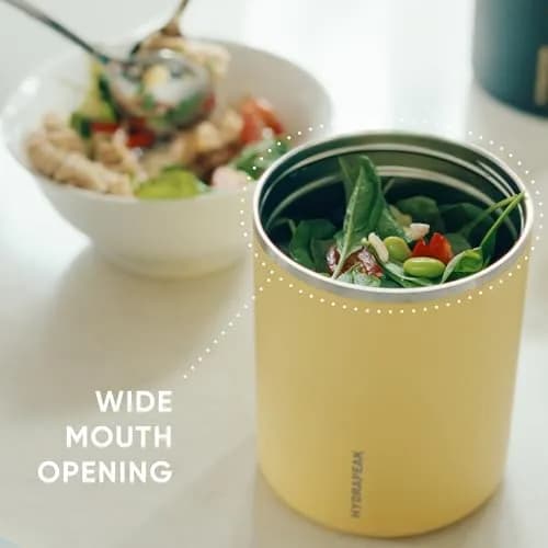 Hydrapeak 32oz (946ml) Stainless Steel Vacuum Insulated Food Jar | Navy, Leak-Proof Soup Container for Adults thumbnail 7