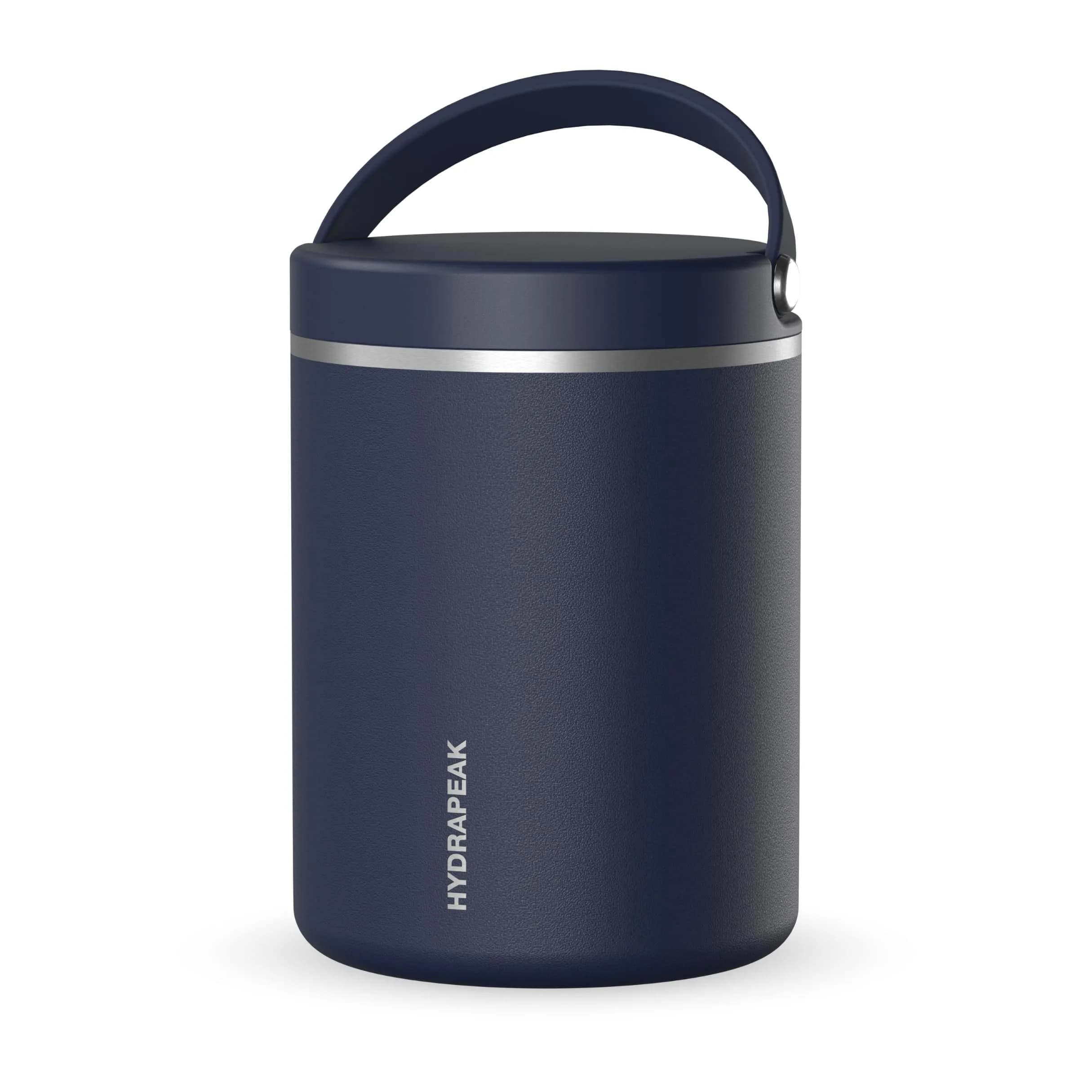 Hydrapeak 32oz (946ml) Stainless Steel Vacuum Insulated Food Jar | Navy, Leak-Proof Soup Container for Adults - main product image