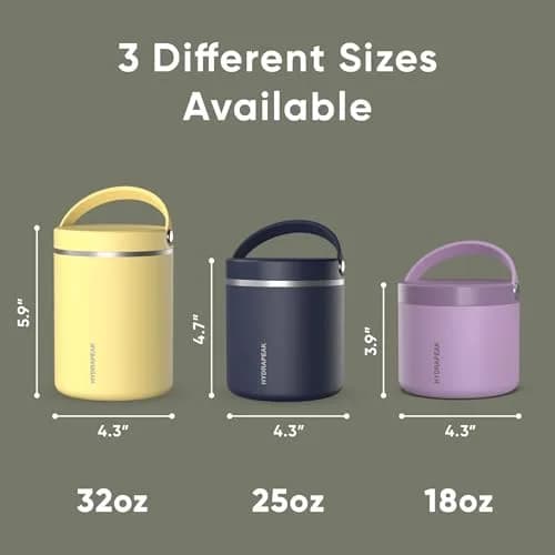 Hydrapeak 32oz Stainless Steel Vacuum Food Jar | 10H Hot & 16H Cold, Wide Mouth, Leak-Proof, for Adults thumbnail 5