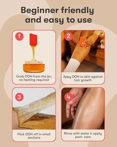 Sugardoh Big Doh Kit | Firm Sugaring Kit for Coarse Body Hair in India thumbnail 5