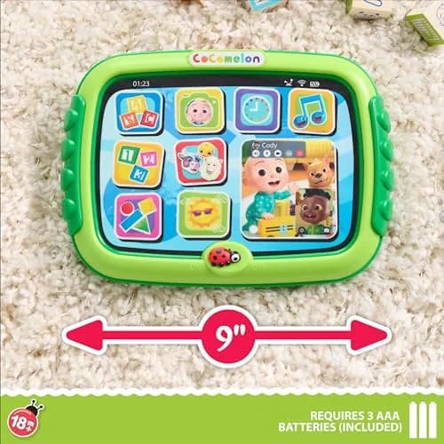 Just Play CoComelon Learning Tablet with 60+ Phrases & Alphabet Song | Ages 18 Months+ thumbnail 4