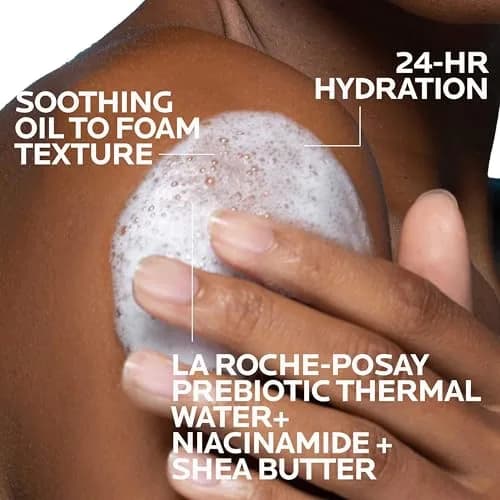 La Roche-Posay Lipikar AP+ Gentle Foaming Cleansing Oil 400ml (13.52 Fl Oz) | For Dry to Extra Dry, Sensitive Skin thumbnail 3