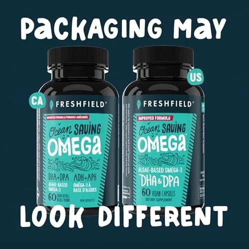 Freshfield Omega 3 DHA Supplements Algae Oil Softgels 60 Count (180g) thumbnail 9
