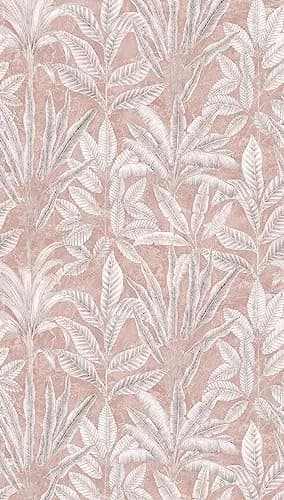 A.S. Création Livingwalls Non-Woven Wallpaper - Palm Leaves in Grey, White & Mauve | XXL Wall Art 2.80m x 1.59m thumbnail 3