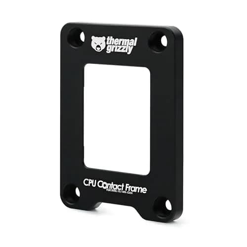 Thermal Grizzly CPU Contact Frame for Intel 13th & 14th Gen - Black | Optimized Cooling Performance thumbnail 1