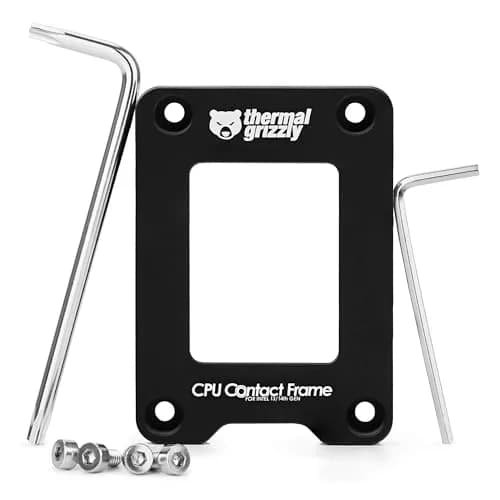 Thermal Grizzly CPU Contact Frame for Intel 13th & 14th Gen - Black | Optimized Cooling Performance thumbnail 6