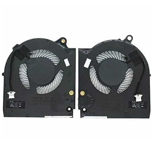 Fleshy Leaf CPU+GPU Cooling Fan for Dell Alienware M15 R5 R6 | 12V Plastic & Metal thumbnail 1