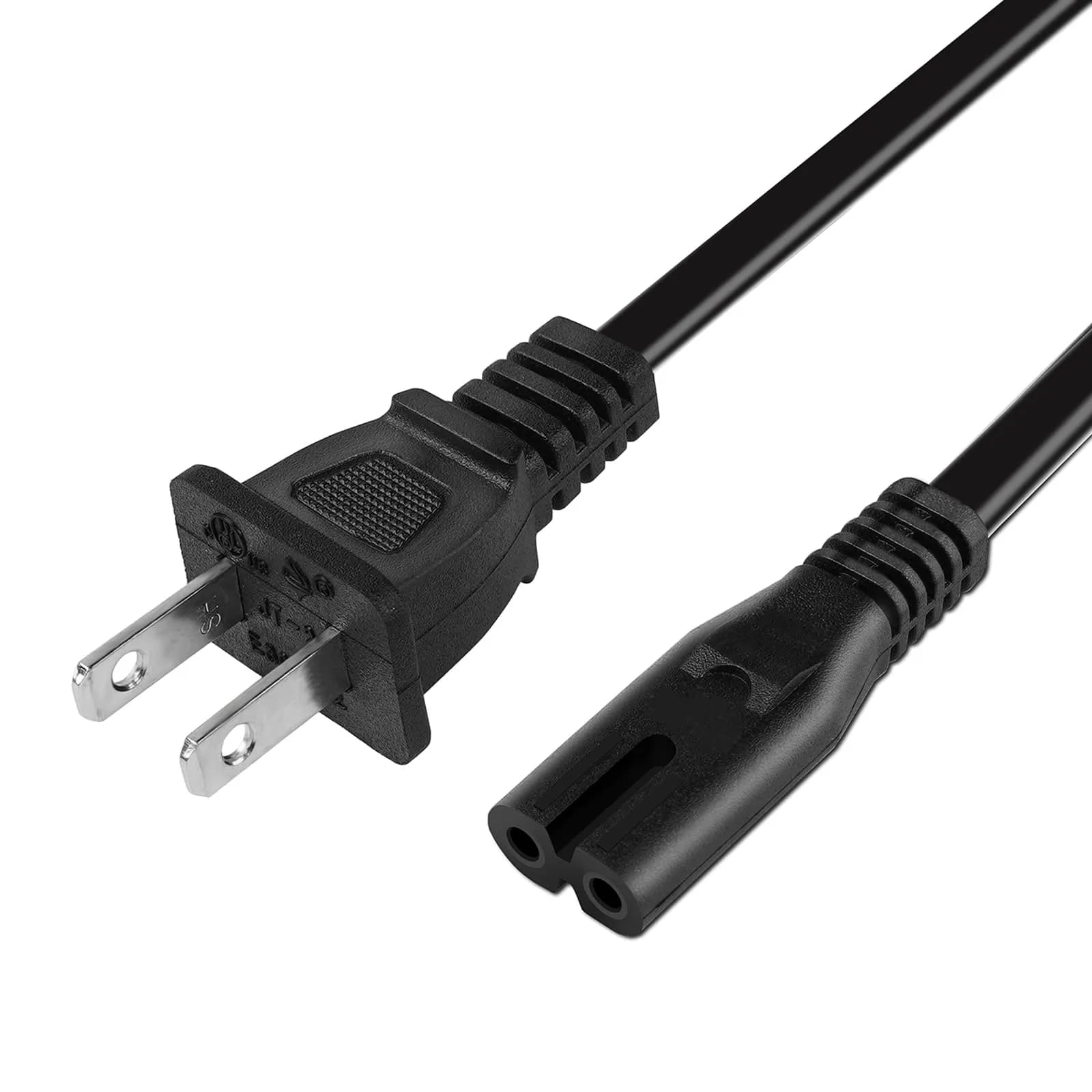 TPLTECH 10ft 2-Prong AC Power Cord | UL Listed Replacement Cable for JBL Party Speakers & Soundbars