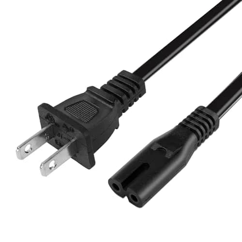 TPLTECH 10ft 2-Prong AC Power Cord | UL Listed Replacement Cable for JBL Party Speakers & Soundbars thumbnail 1