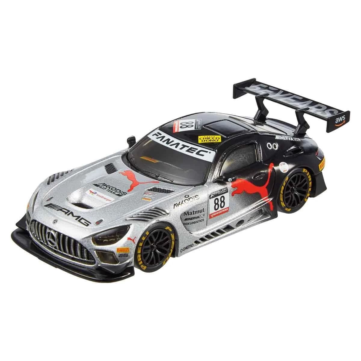 Hot Wheels Real Riders Mercedes-AMG GT3 Die Cast Car 1:43 Scale HMD44 | Premium Collectible for Adults - main product image