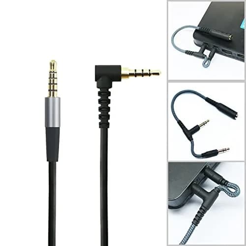 NewFantasia Replacement Audio Cable 3.5mm 5 Pole Male Cord | Compatible with SteelSeries Arctis Nova Headsets thumbnail 3
