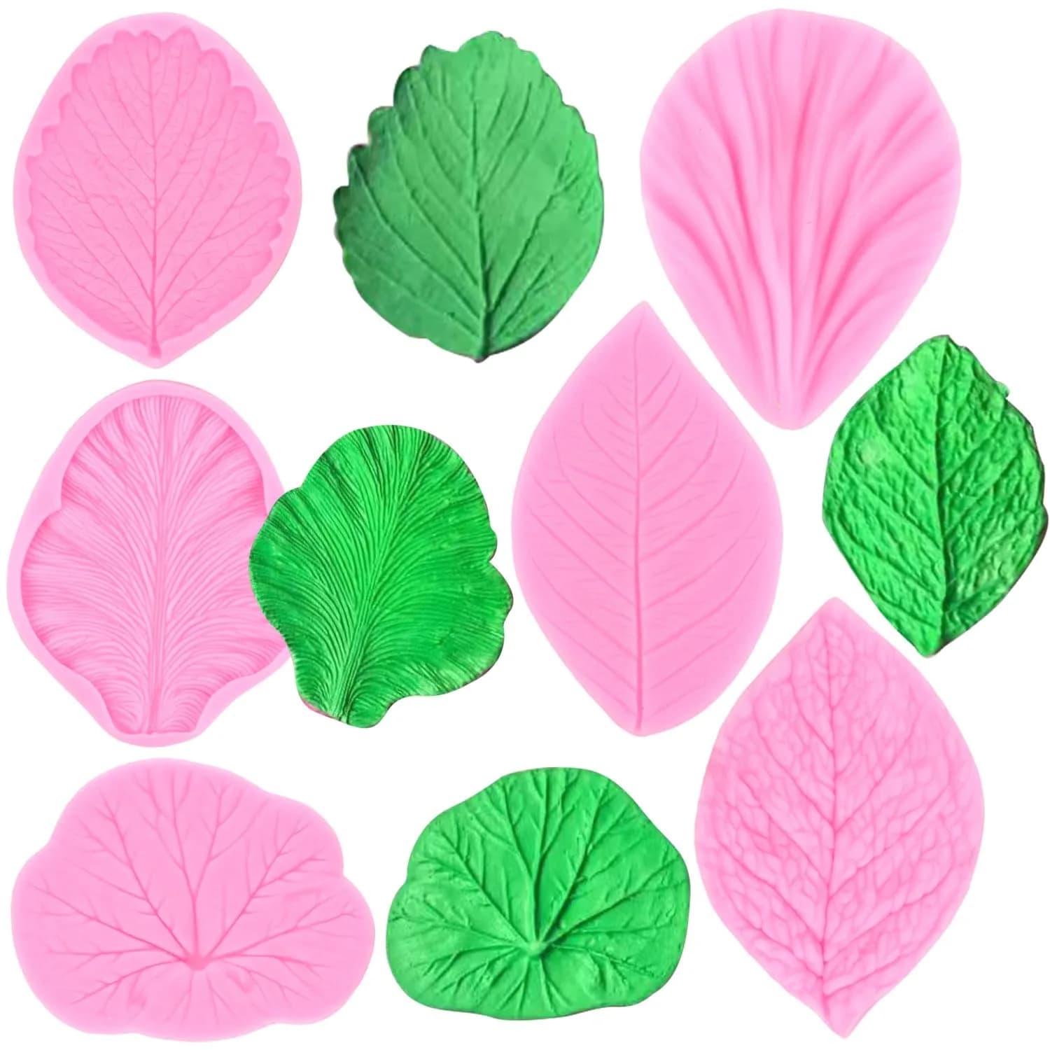 ZiXiang Anthurium Silicone Mold Set of 2 | Food Grade Cake Decorating & Chocolate Making Molds — Style D