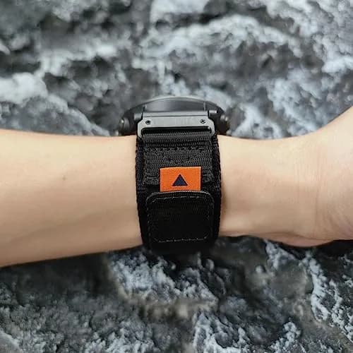 Abanen Rugged Nylon Quick Fit 22mm Watch Band for Garmin Fenix 8 47mm | Adjustable Ballistic Nylon Strap thumbnail 7