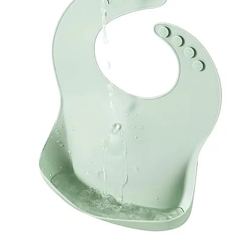 PandaEar Silicone Baby Bibs 3-Pack (25.6cm H x 11.4cm L x 8.5cm W) | Waterproof, Soft, Unisex, 10-72 Months thumbnail 7