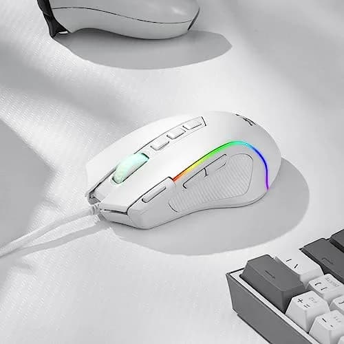 Redragon M612 Predator RGB Wired Gaming Mouse 8000 DPI (White) | 11 Programmable Buttons thumbnail 7