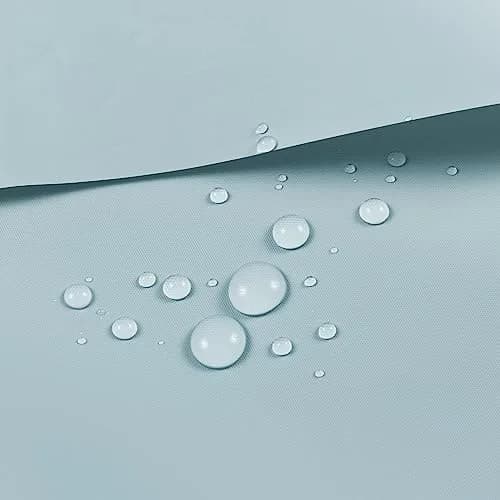 Barossa Design Shower Curtain Liner Light Blue | Waterproof, Durable & PVC-Free (72" x 72") thumbnail 5