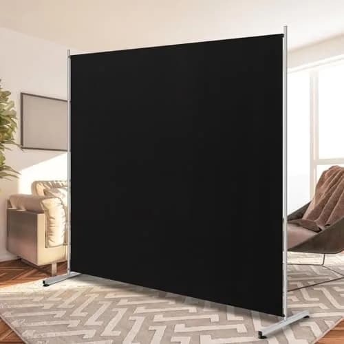 RANTILA Single Panel Room Divider 180cm (71'') | Freestanding Privacy Screen for Office, Bedroom, Living Room thumbnail 1
