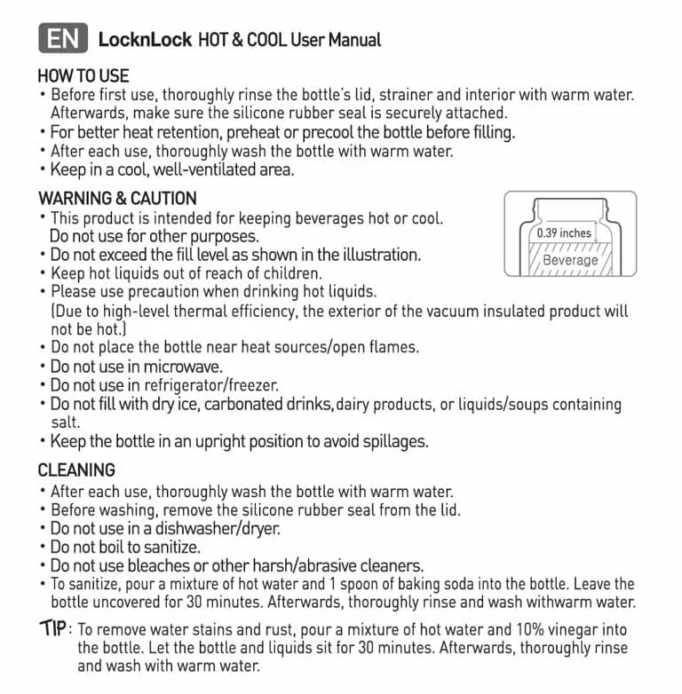 LocknLock Metro Tea Mug Mint 400ml (13oz) | Double Wall Stainless Steel Insulated Tumbler with Tea Infuser thumbnail 8
