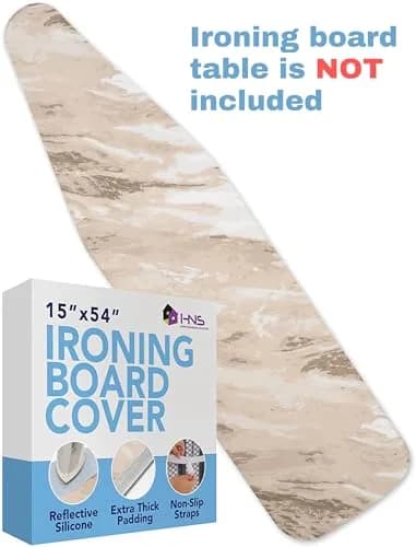 HOLDN’ STORAGE Ironing Board Cover 15 x 54 | Scorch-Resistant, Silicone Coated, Easy Fit, Durable Padding thumbnail 4